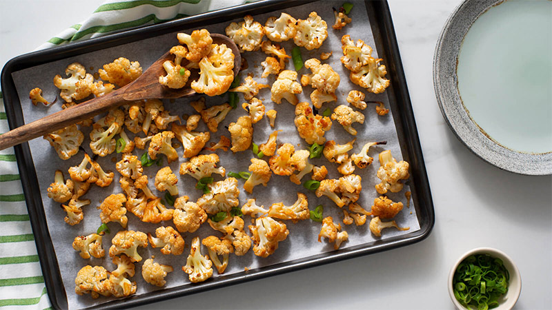 Roasted Honey Garlic Cauliflower