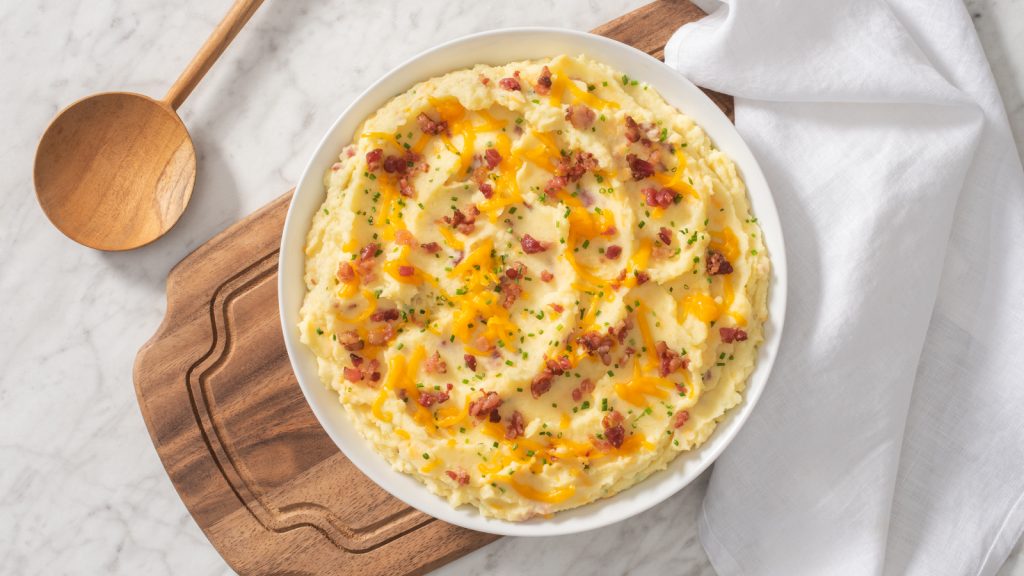 Bacon and Cheddar Mashed Potatoes Better Than Bouillon