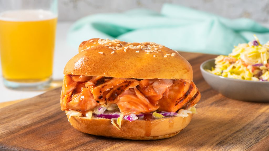 Barbecued Pulled Salmon Sandwiches Better Than Bouillon