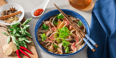 Recipe image for One-Pot Ramen and Mushroom Carbonara