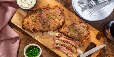 Air-Fryer Peppercorn Steak recipe