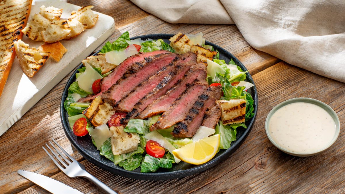 Grilled Steak Caesar Salad