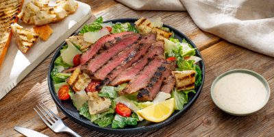 Grilled Steak Caesar Salad recipe