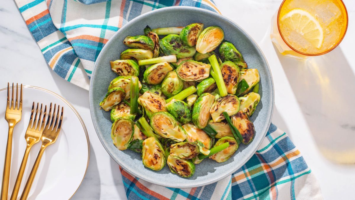 Stir-Fried Brussels Sprouts