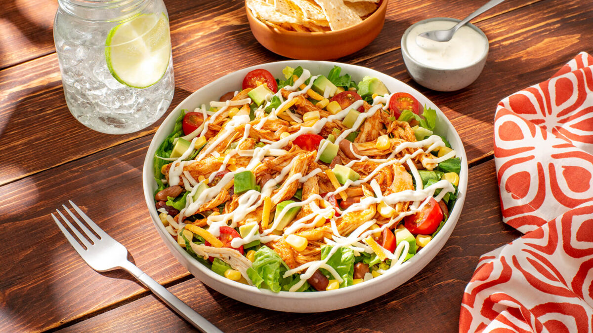 Chipotle Ranch Chicken Taco Salad