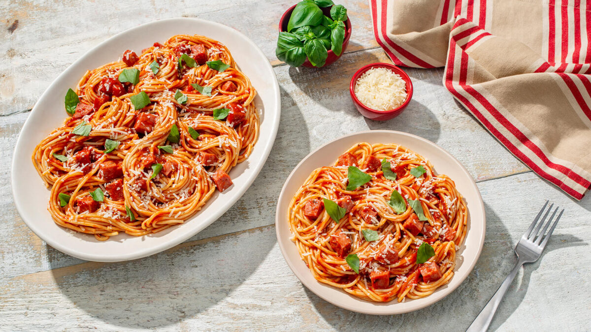 Spicy Sofrito Spaghetti