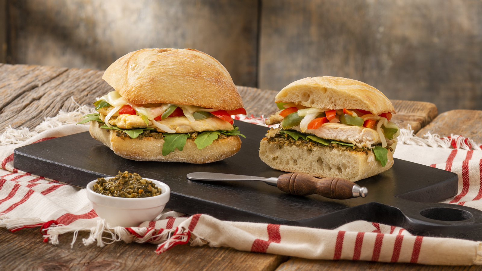 Chicken and Peppers Hero Better Than Bouillon