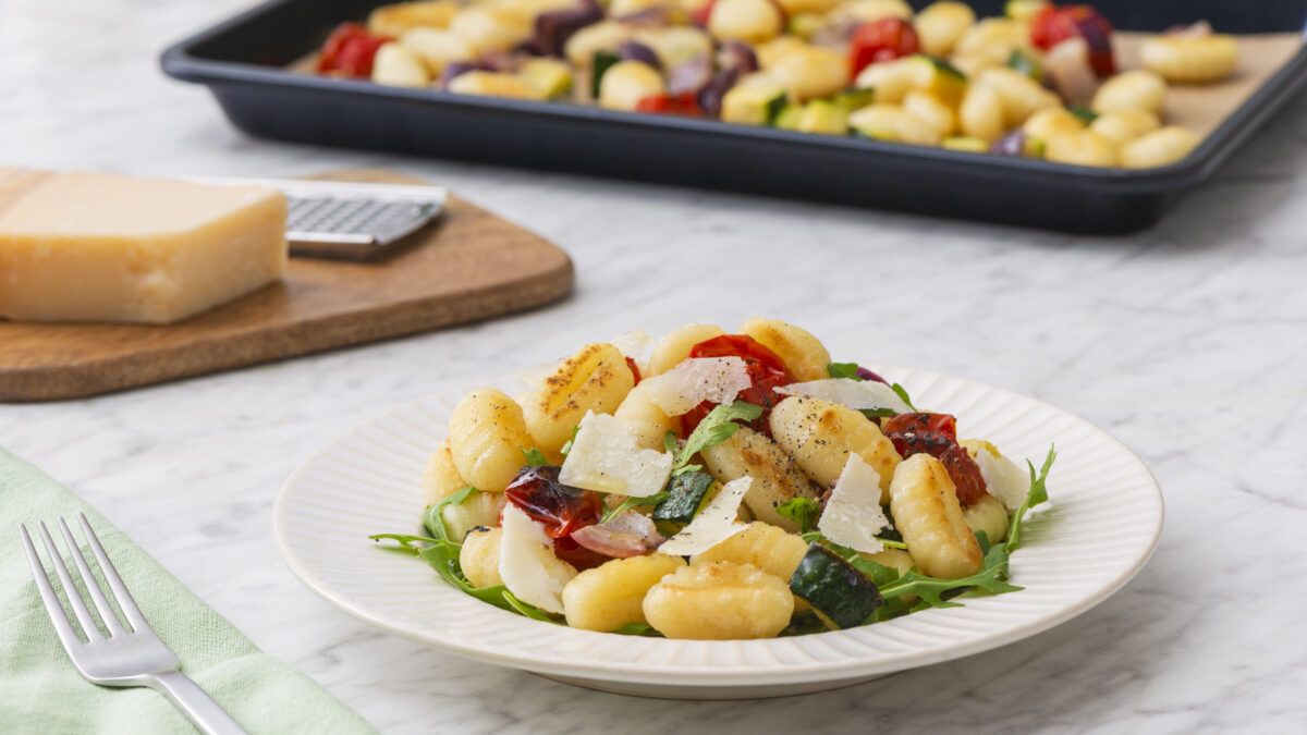 Roasted Gnocchi and Veggie Bake