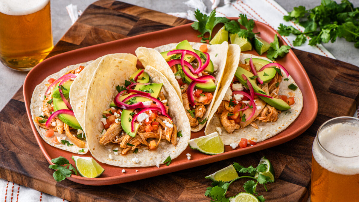 Chipotle BBQ Chicken Tacos