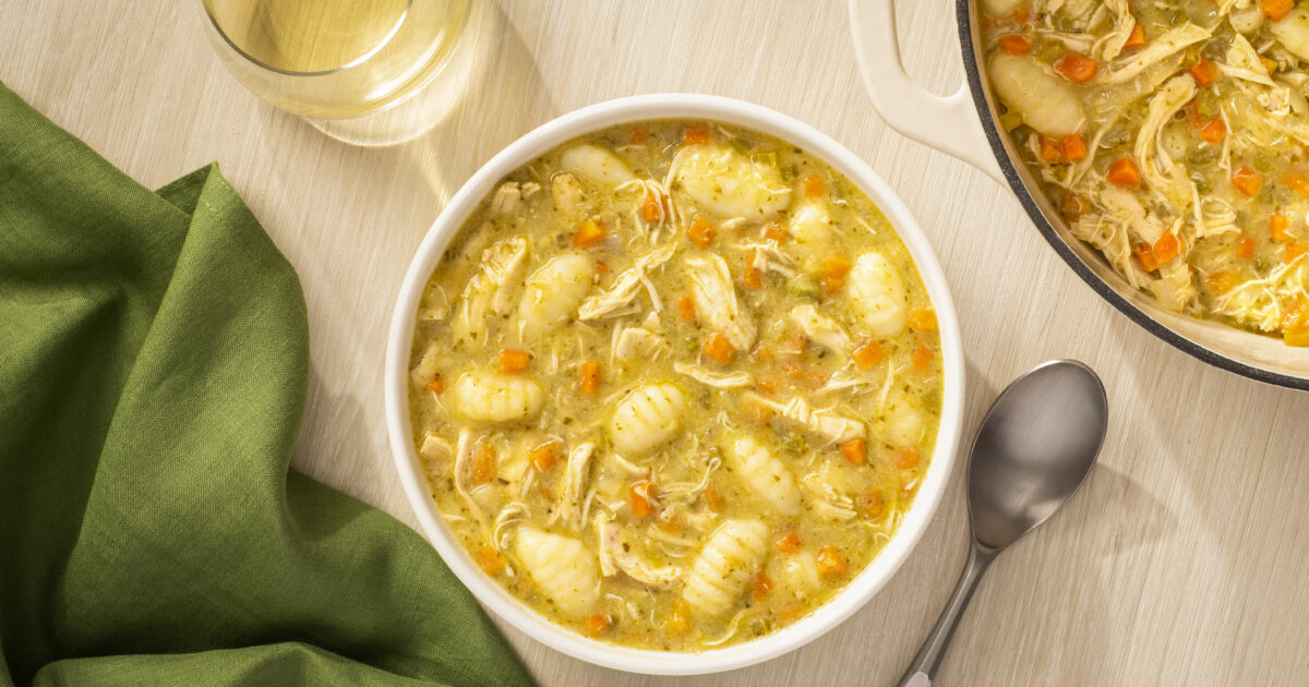 Chicken and Gnocchi Pesto Stew - Better Than Bouillon