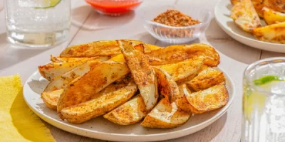 Oven Baked Steak-Seasoned Fries recipe