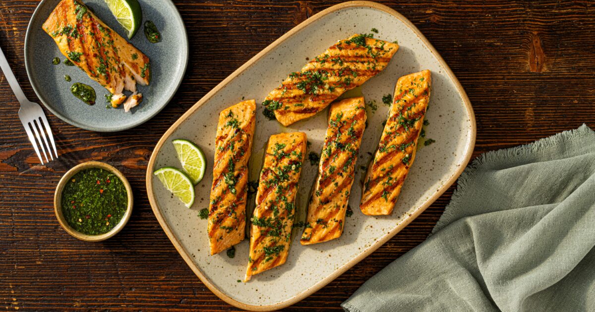 Chimichurri Grilled Salmon - Better Than Bouillon