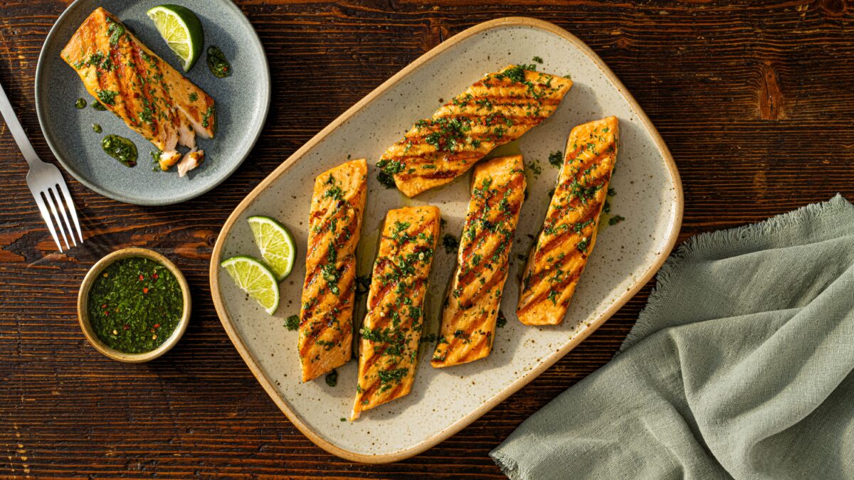 Chimichurri Grilled Salmon