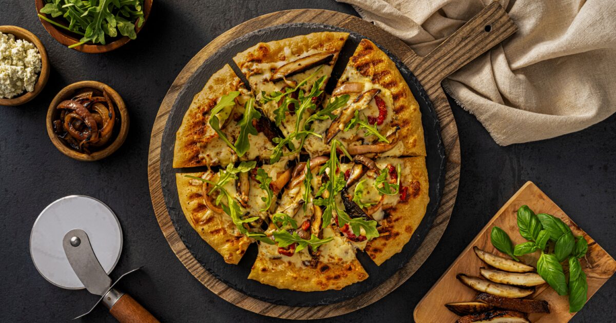 Grilled Mushroom White Pizza - Better Than Bouillon