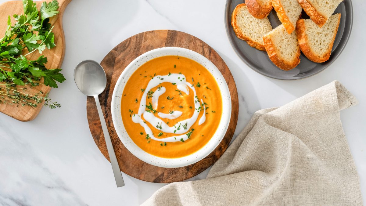 Creamy Winter Root Vegetable Soup