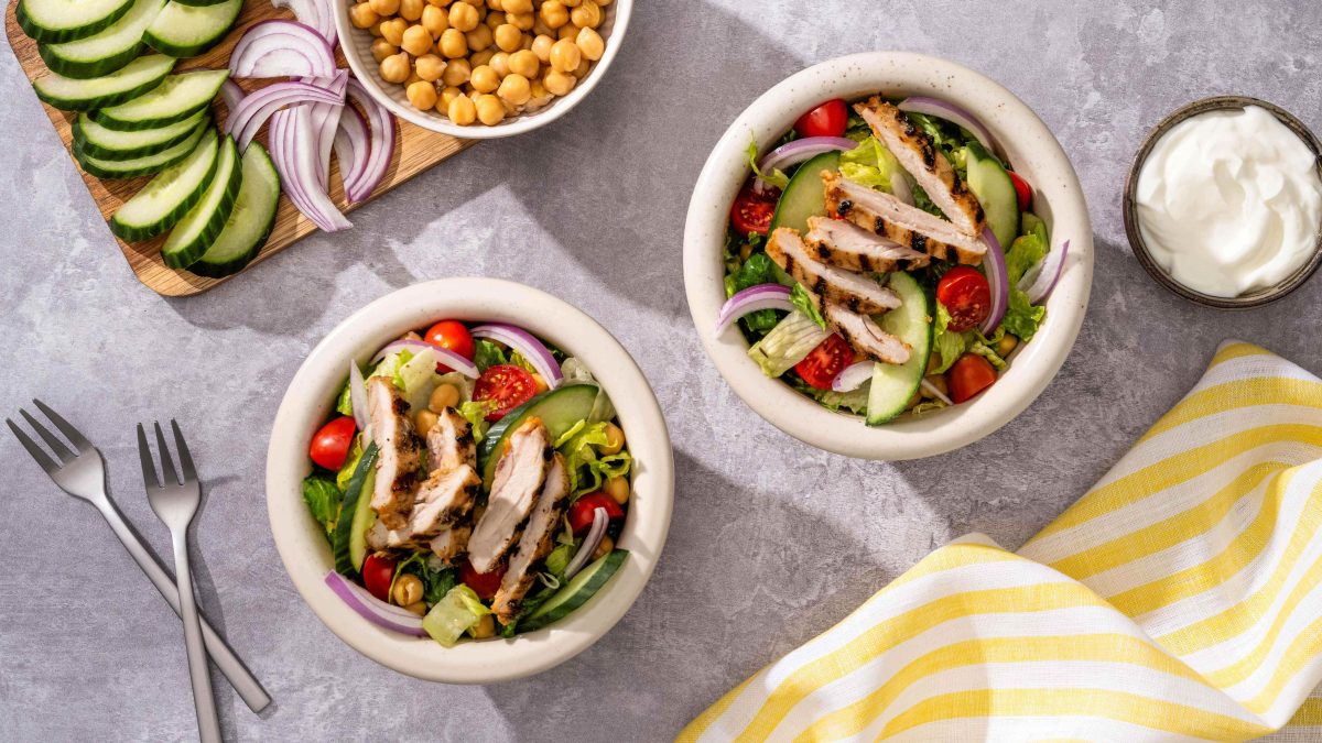 Harissa Grilled Chicken Salad