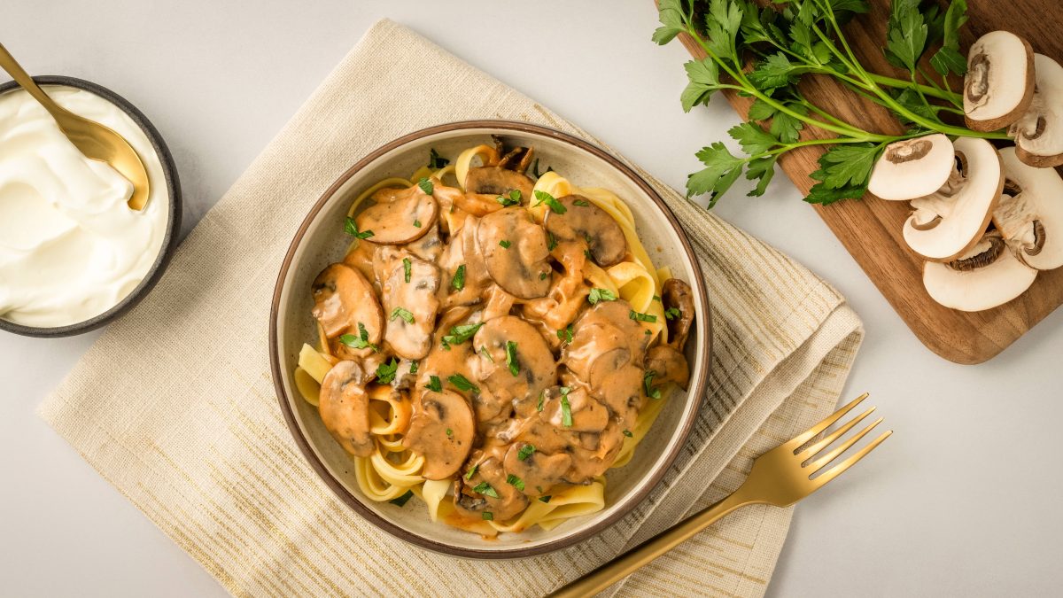 Mushroom Stroganoff