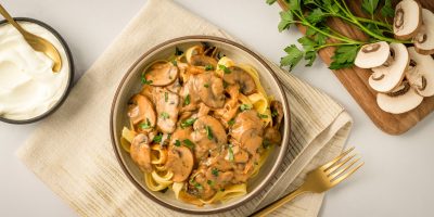 Mushroom Stroganoff recipe