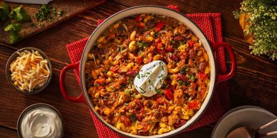 One Pot Chili Mac & Cheese recipe