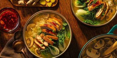 Ginger Chicken Brothy Rice recipe